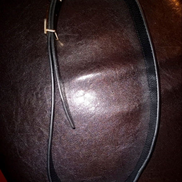 Ladies Hermes black leather Belt-  Belt buckle for this hard to find belt.42.5 main image 5